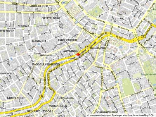 Geolyzer Kartenausschnitt