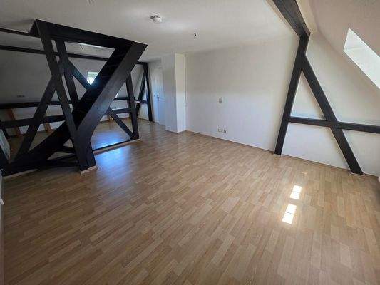 Dachgeschoss mit Holzboden