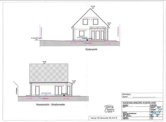 Süd und Westansicht