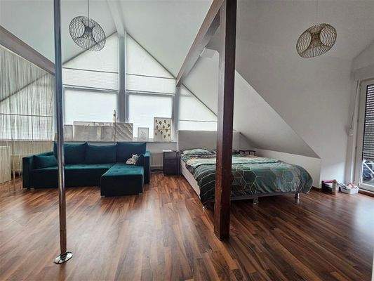 Ausgebauter Loft Dachboden 