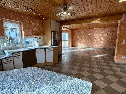 EG |&nbsp;Kochen und Essen |&nbsp;Blick auf Wohnen