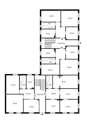 Grundriss EG - nicht maßstabsgetreu