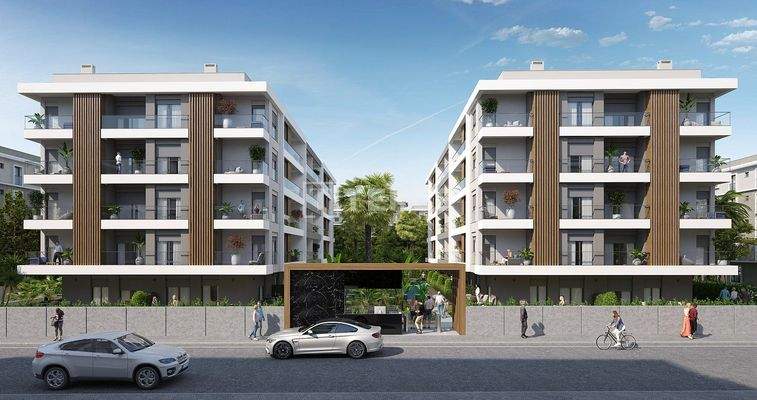 Apartments in a Complex with a Pool Near the Sea in İzmir Karşıyaka