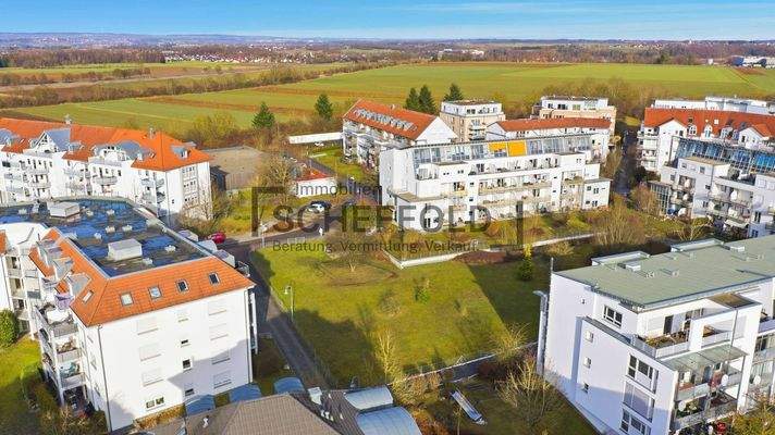 Grundstück Süd-West Ansicht 