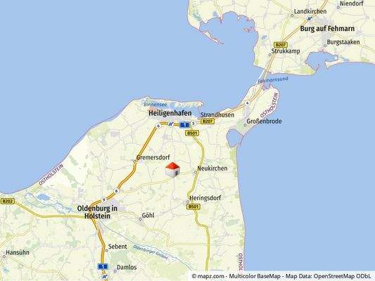 Geolyzer Kartenausschnitt