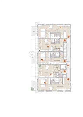 Grundriss Obergeschoss Haus B ETW Nr. 15