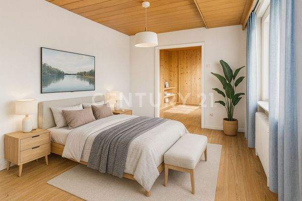 Schlafzimmer visualisiert – moderne Schlafraumgestaltung