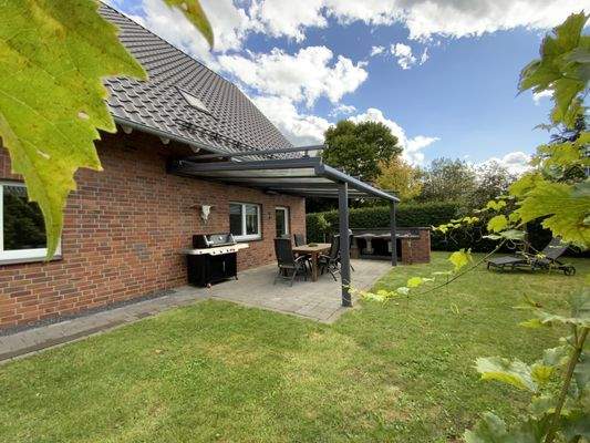 Blick auf die Terrasse