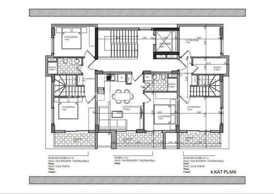 Luxury Sea View Flats with Communal Pool in Alanya Kestel