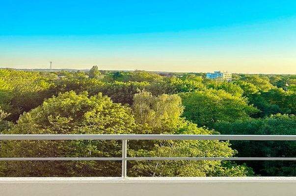 Aussicht vom Balkon