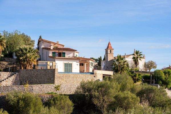 Rückseite des Hauses