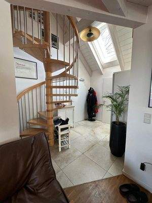 Wendeltreppe zur Galerie