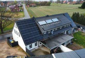 Vogelperspektive Hinteransicht