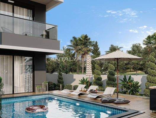Elegant Villas with Private Pool and Garden in Muratpasa Antalya
