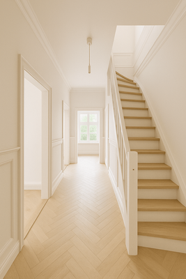 KI-Beispiel nach Sanierung Flur 1. OG