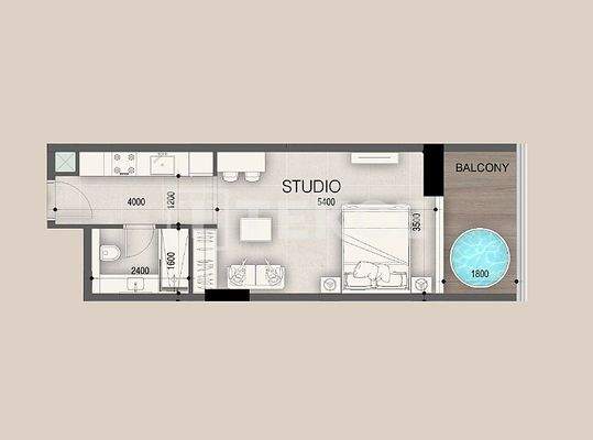 Wellness Focused Apartment in Downtown Jebel Ali