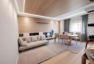 Wohnzimmer KI generiert