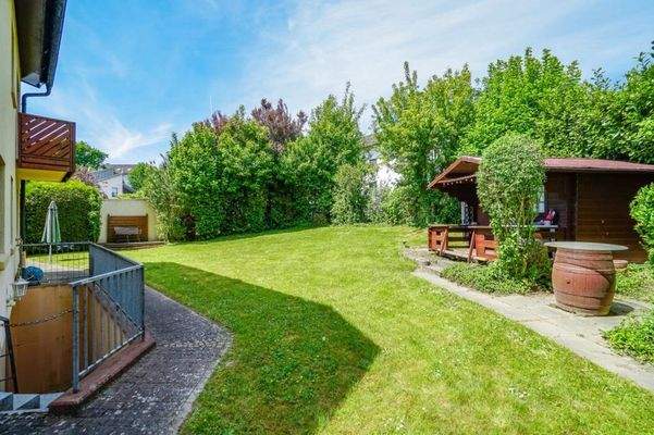 Großzügiger Außenzugang in den Keller