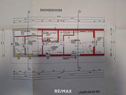 Grundriss Obergeschoss