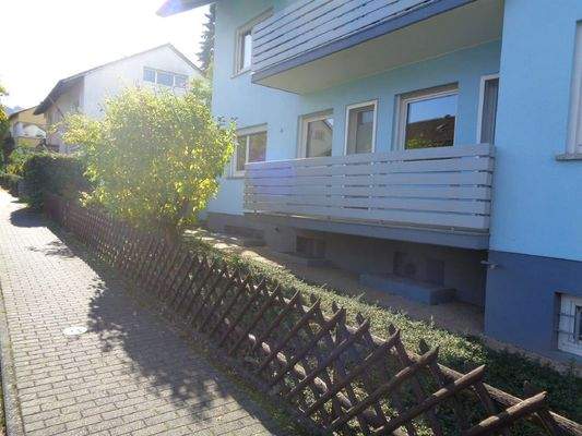 Hausansicht von der Straße