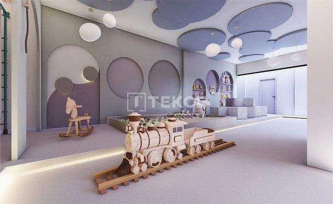 Apartment with Island View in a Secure Complex in Kartal Istanbul