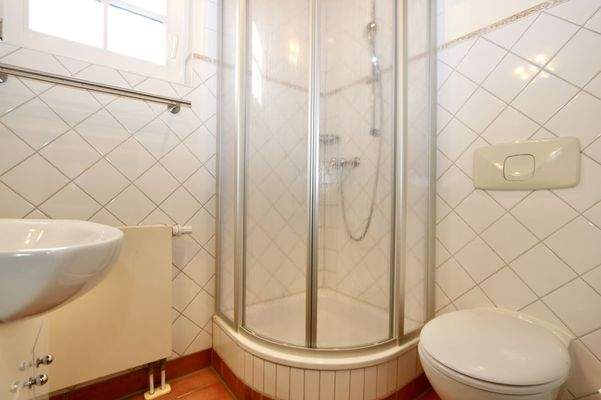 Das Duschbad des Erdgeschosses