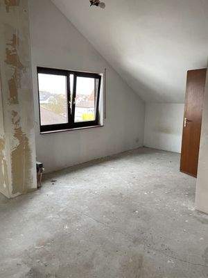 Dachgeschoss Ausbau vorbereitet