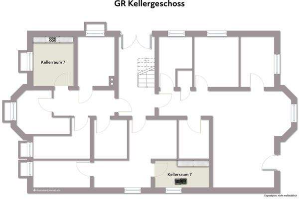 Grundriss KG - Wohnbeispiel - ohne Maßstab