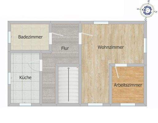 Grundriss Obergeschoss Nebenhaus