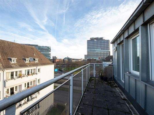 Aussicht Seitenbalkon 