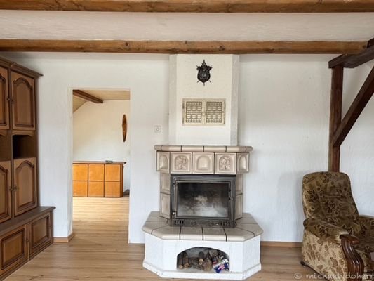Kamin im Wohnzimmer OG