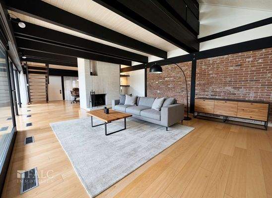 Bearbeiteter Wohnzimmerbereich