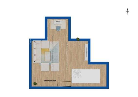 Grundriss Spitzboden