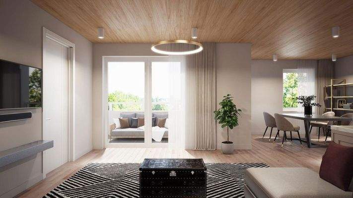 Penthouse 01 - Wohnbereich