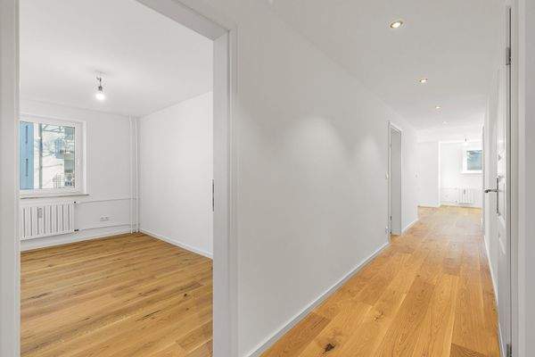 Blick in das Schlafzimmer