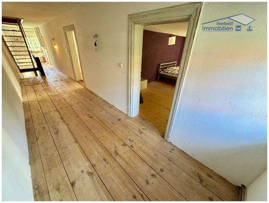 Dielenbereich im Obergeschoss