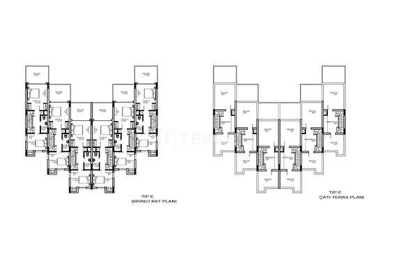 Houses with Views in a Gated Community with Pool in Girne Lapta
