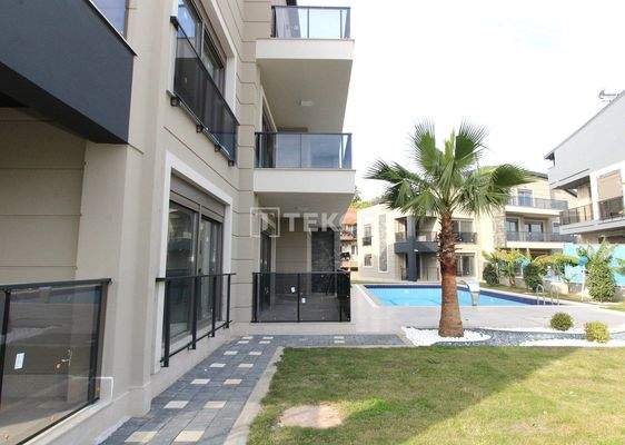 Flats in a Compound with Pool Near Golf Courses in Belek Turkey