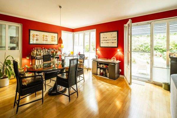 Essbereich und Austritt auf die Terrasse