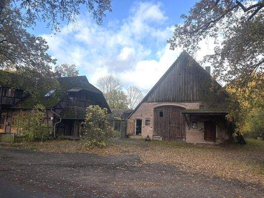 Blick auf die Scheune