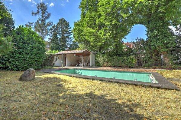 Pool - Gartenansicht