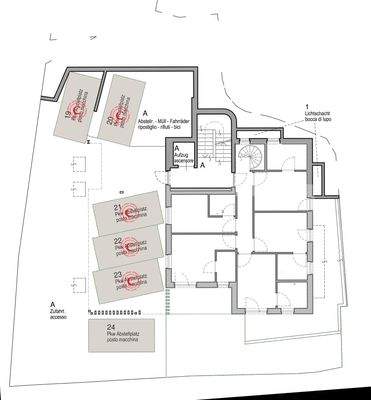 Parkplatz Überdacht