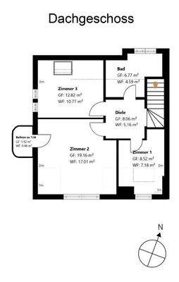 Grundriss Dachgeschoss