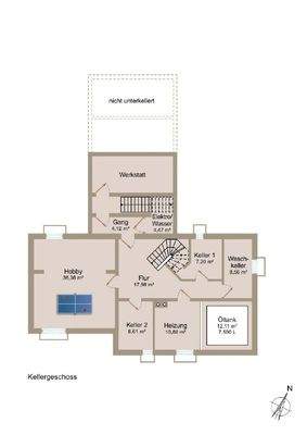 Grundriss Kellergeschoss