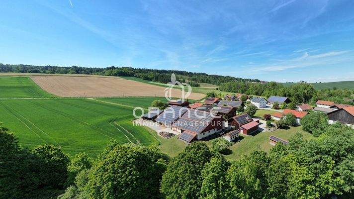 Luftansicht aus der Ferne