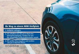 Ihr Weg zu einem NHW-Stellplatz