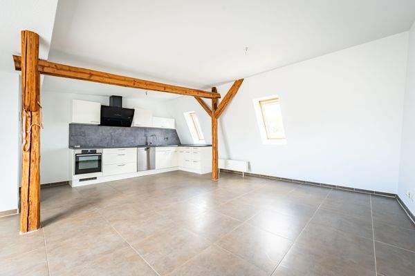 Küche mit Einbauküche