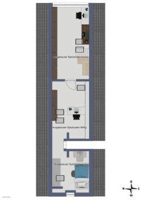 Grundriss - DG (Spitzboden)