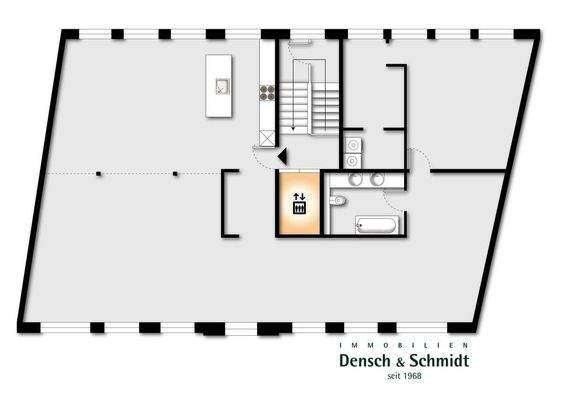 Wohnung im 4. Obergeschoss