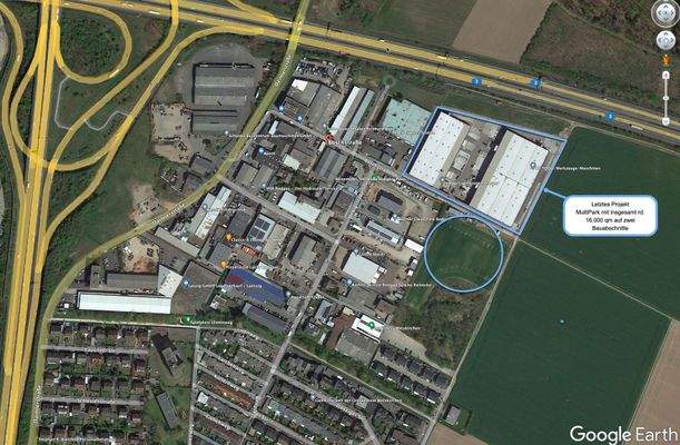 Google Earth Luftbildmarkie...